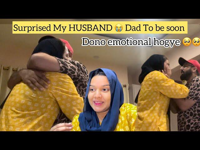 HOW I SURPRISED MY HUSBAND  | Dad to be soon ️ | Emotional Hogye dono 