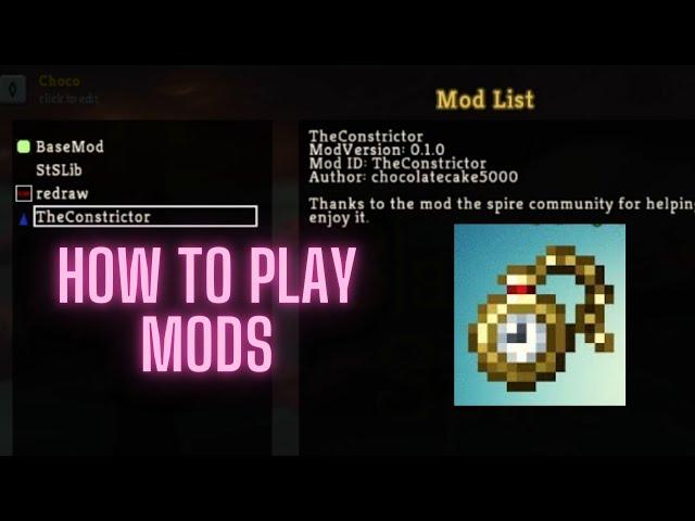 How To Use Mods in Slay The Spire | 1 Minute Tutorial 2023