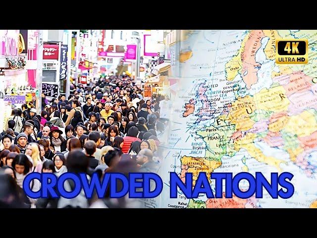 WORLD'S MOST CROWDED Nations Revealed! || Que4710