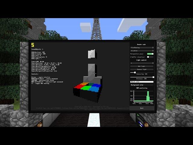 Minecraft в OpenComputers (3D-движок, освещение, воксельный мир)