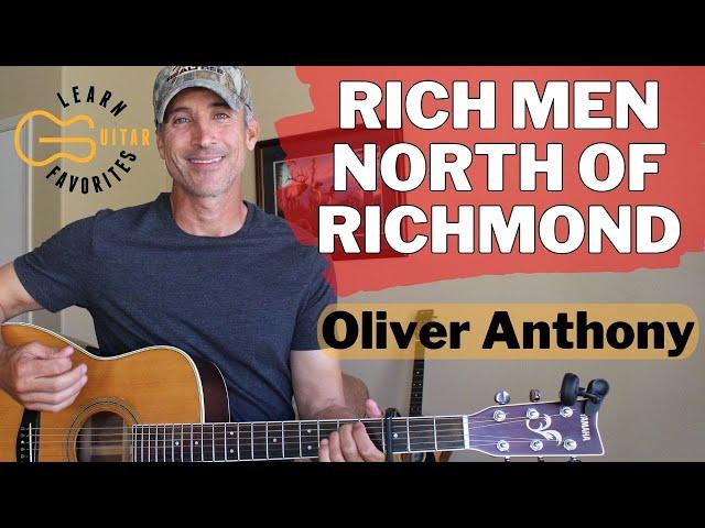 Rich Men North Of Richmond - Oliver Anthony | Guitar Lesson