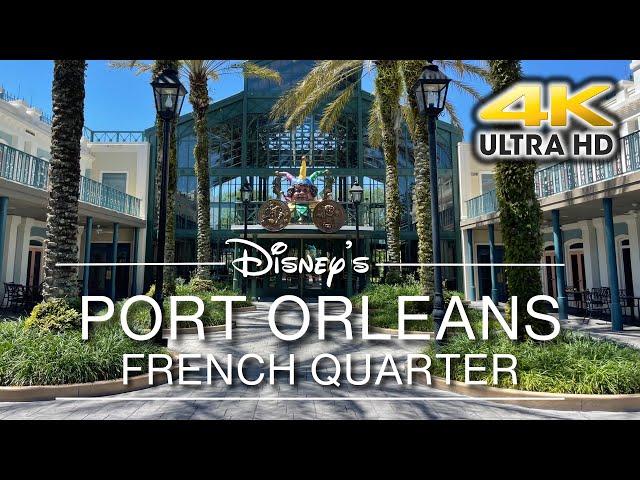 Disney Port Orleans French Quarter Resort Tour in 4K