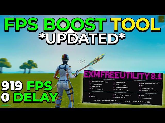 ULTIMATE FPS Boost Tool (Boost FPS, Lower Input Delay & Latency)