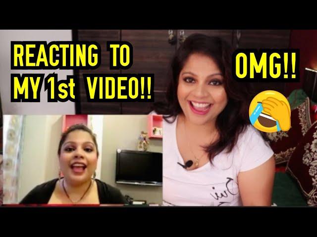 OMG!! Reacting to My 1st Video!!