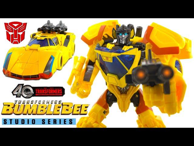 Transformers Studio Series 111 CONCEPT ART Bumblebee Movie Deluxe Class SUNSTREAKER Review