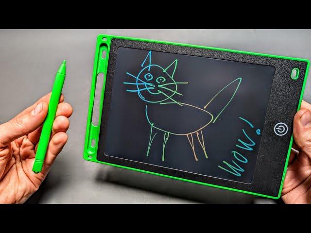 LCD Writing Tablet Drawing Pad Review & Test - Magic Erasable Doodleboard