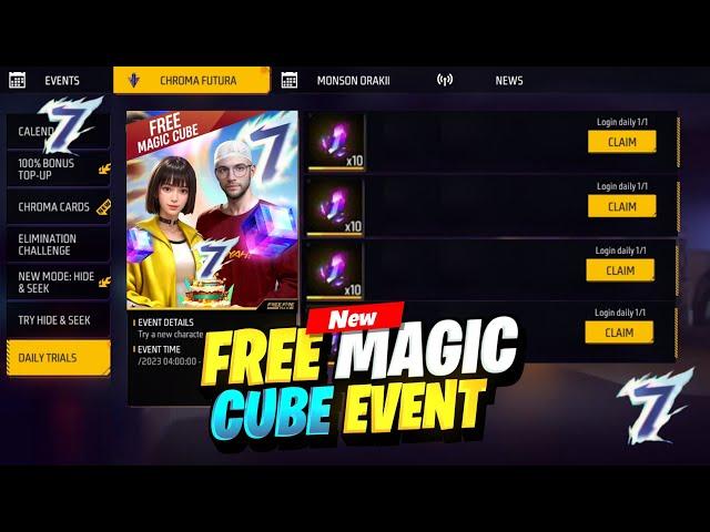 OB45 Free Magic Cube Event Free Fire || New Event Free Fire Bangladesh Server || Free Fire New Event