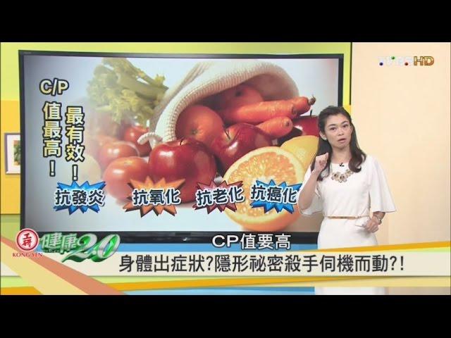 身體出症狀？CP值最高、最有效！抗發炎抗老化食物？！健康2.0 20161029 (完整版)