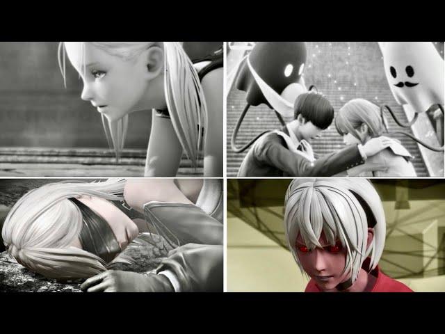 NieR Reincarnation - ALL Main Story Cutscenes & Endings