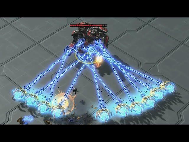 Thor vs all Protoss unit | StarCraft 2 units test