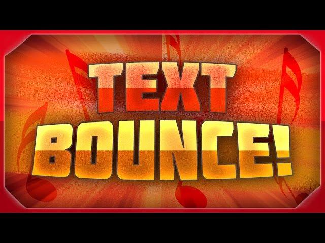 [TUTORIAL] Animated Text that Bounces to the BEAT! (For Intros) - After Effects Tutorial - HOW TO