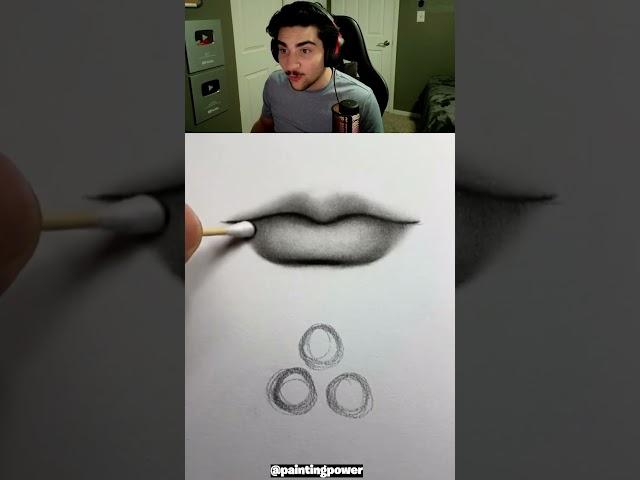 HOW TO DRAW LIPS #shorts