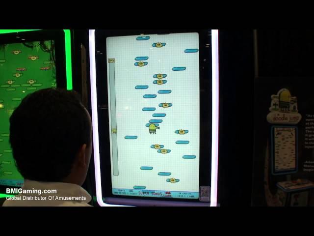 Doodle Jump Arcade Ticket Videmption Game - BMIGaming.com - ICE