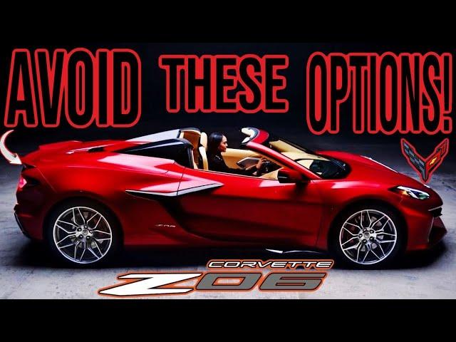 *AVOID* these OPTIONS in your 2023 Corvette C8 Z06 & Stingray! *THANK ME LATER*