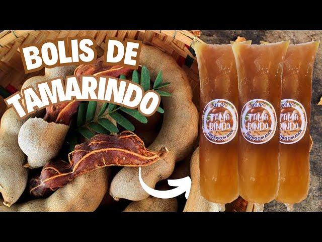 BOLIS sabor TAMARINDO base AGUA receta para tu NEGOCIO súper ECONÓMICA Y DELICIOSA