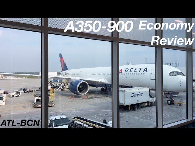 Delta Airlines A350-900 Economy | Atlanta to Barcelona