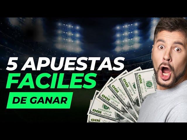 🟢 5 Apuestas FÁCILES de GANAR con el Fútbol [2024]