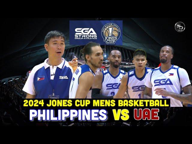 FULL GAME HIGHLIGHTS: SGA TINAMBAKAN ang UAE sa una nilang laban sa 2024 Jones Cup