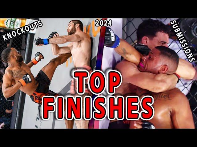 Top MMA Finishes 2024: Knockouts & Submissions - 2