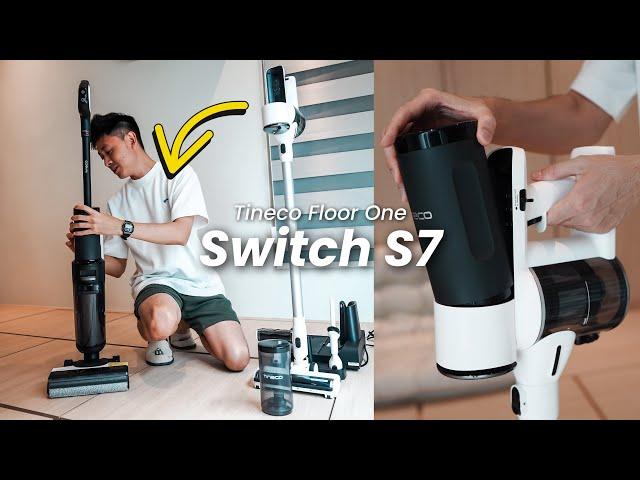 Tineco Switch S7: The 2-in-1 Vacuum | Switch Between Wet/Dry using Removable Motor