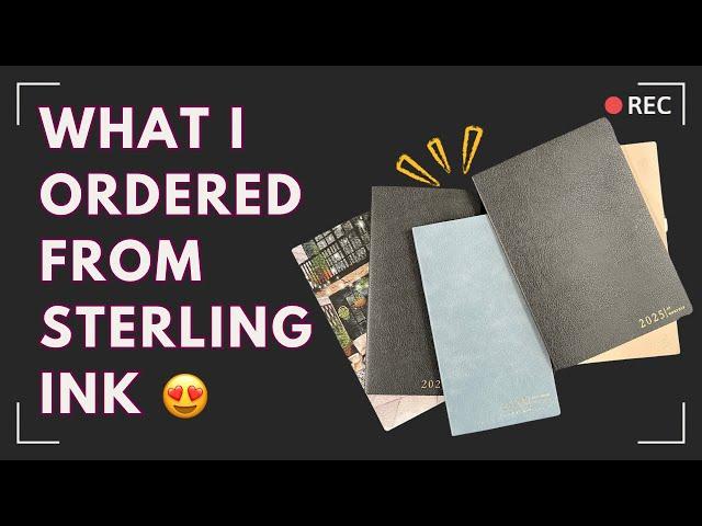 Sterling Ink 2025 Common Planner N1-H Compact & Booklets | Unboxing