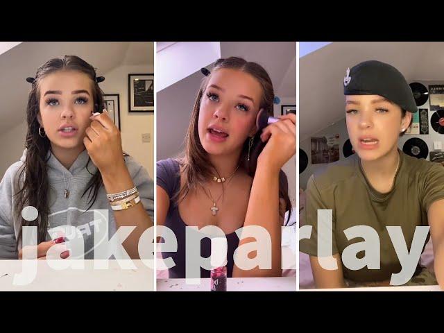 Tallulah Metcalfe Tiktok Compilation - GRWM (Get Ready With Me)️(Skincare, Makeup, Outfits) 516