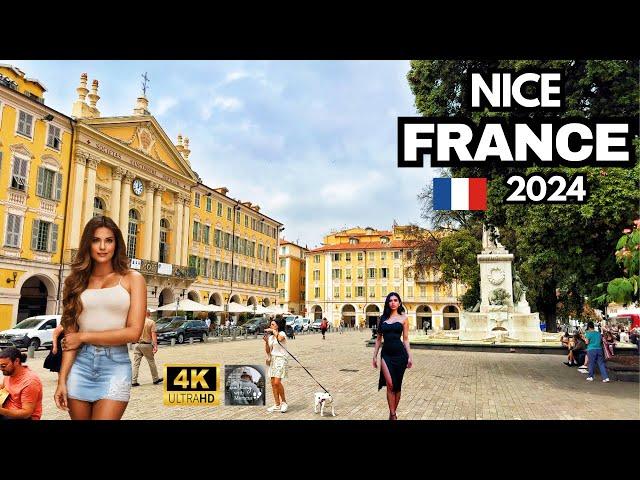 Nice France: Walk with me in the centre of Nice, France - Place Garibaldi - Port Lympia