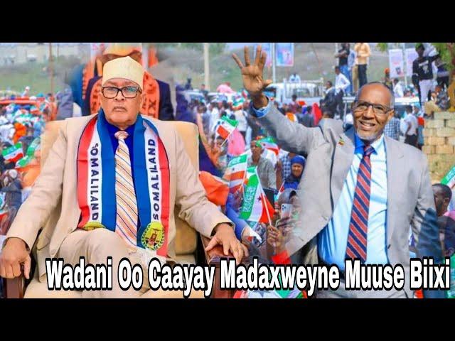 Fanaaniinta Xusbiga Wadani Oo Hees Ku Caayay Madaxweyne Muuse Biixi Iyo Shacabka Ka Quus Tay