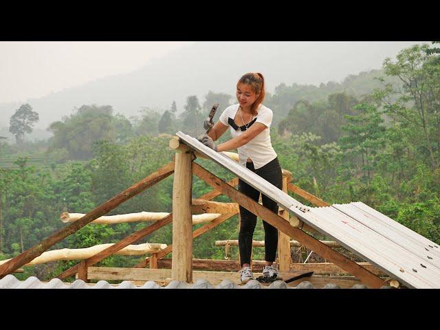 Farm Life: Roofing techniques for wooden house, Build new wooden house - Thị Hiền