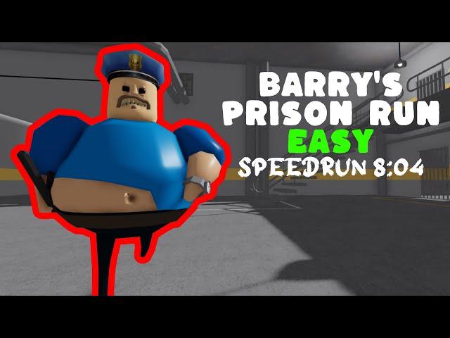 Roblox BARRY'S PRISON RUN! EASY Speedrun 8:04