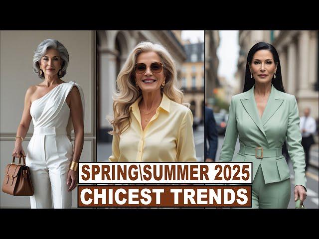 "Ageless Style! Spring/Summer 2025 Fashion Over 50 Trends You Can’t Miss!"