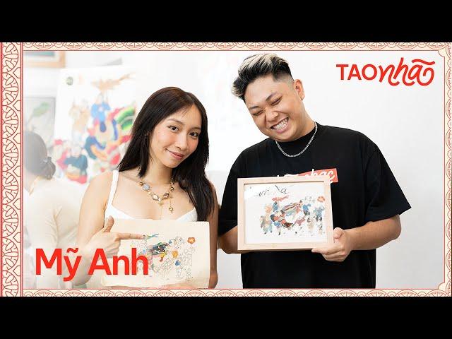 Tao Nhã #1: Mỹ Anh từng suýt làm Ninja? Nanh Xá gặp anti-fan?| Workshop Vẽ Tranh Hàng Trống