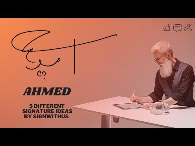 Ahmed signature style | Signature style of my name | ahmed signature | Signwithus