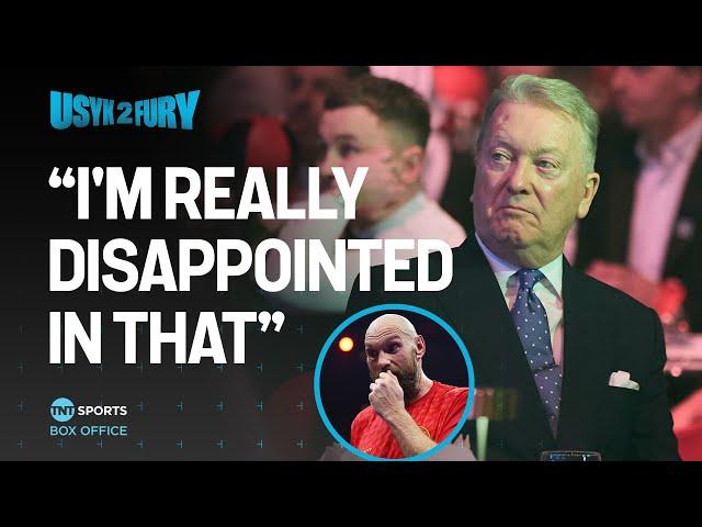 Frank Warren believes Tyson Fury was the true winner of the fight against Oleksandr Usyk 