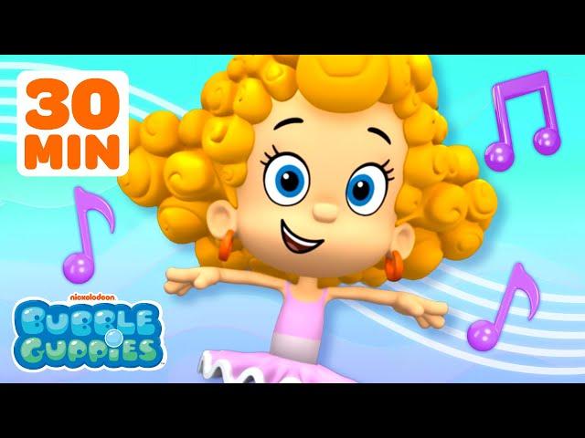 Dance with Deema in a 30 Minute Music Marathon! | Bubble Guppies