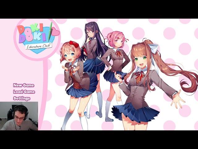 Dan Salvato Plays Doki Doki Literature Club (Part 1/3)