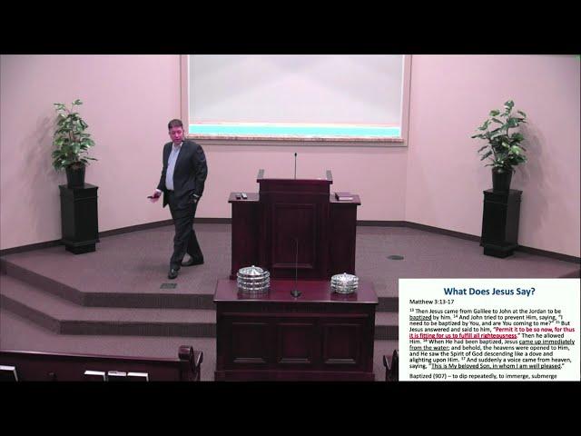 Brad Benoit - The Case For Baptism