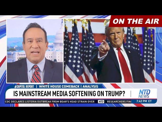 Bobby Eberle on NTD News -- Is the media softening on Trump and his team?