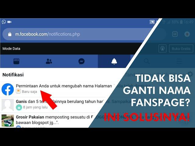 Trik Cara Mengubah Nama Fanspage Facebook yang Tidak Bisa Diganti