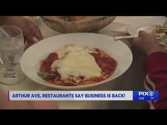 Arthur Avenue restaurants say business is back