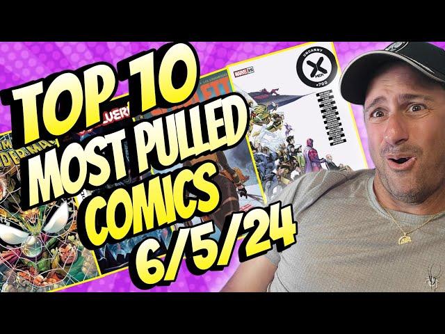 Top 10 Most Pulled Comic Books 6/5/24 This Title Dominates The Number One Spot 