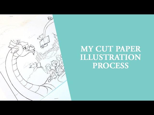 Nancy Miller Cut Paper Illustration Process