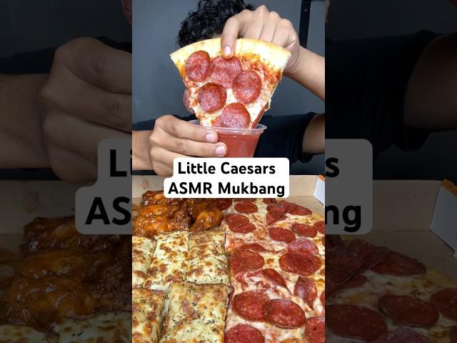 Little Caesars ASMR Mukbang #fastfood #littlecaesarspizza #mukbang