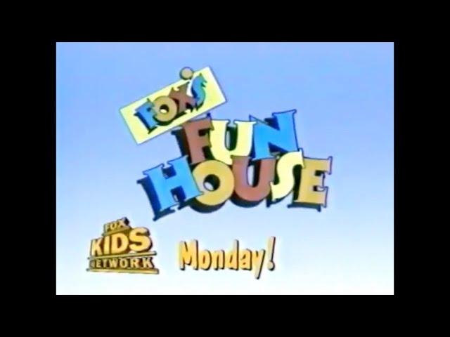 Fox's Fun House J.D. Roth Celebrity Week Television Commercial Promo Advert (1990)