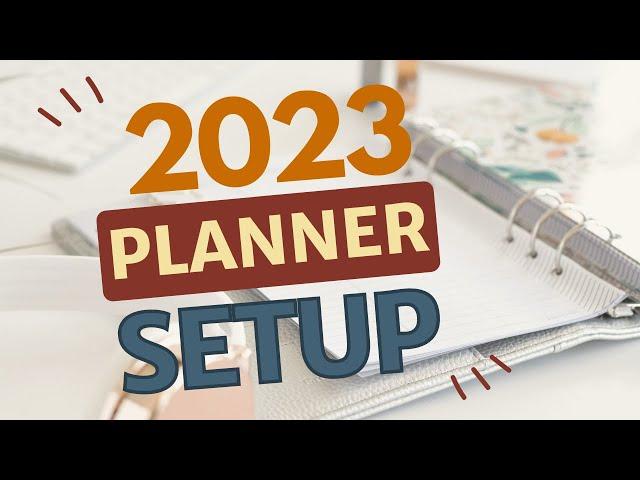 2023 Planner Setup - Functional Planning for Focus & Productivity