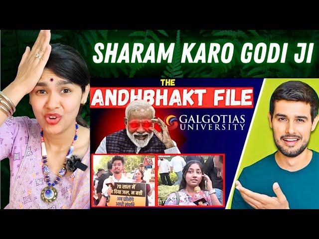 Dhruv Rathee Roast Andhbhakt  | Galgotias University News |  Godi Media Roast | Indian Reaction