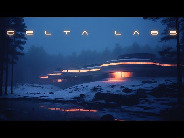 DELTA LABS: Cyberpunk Ambience - Focus and Relaxation Ambient Music - Ethereal Sci Fi Soundscape