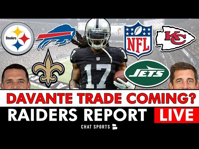 Davante Adams Trade Coming Today? Raiders News & NFL Rumors | Raiders Report Live