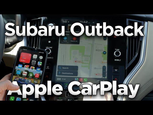 How to Setup 2024 Subaru Outback Apple CarPlay