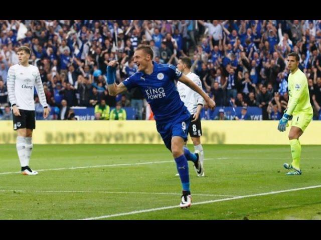 Jamie Vardy Penalty Goal~Leicester City vs Everton~ Premier League 2016